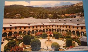 Postais: POSTAL DE EL ESCORIAL, MADRID. REAL COLEGIO UNIVERSITARIO MARIA CRISTINA. UNIVERSIDADES 1182.